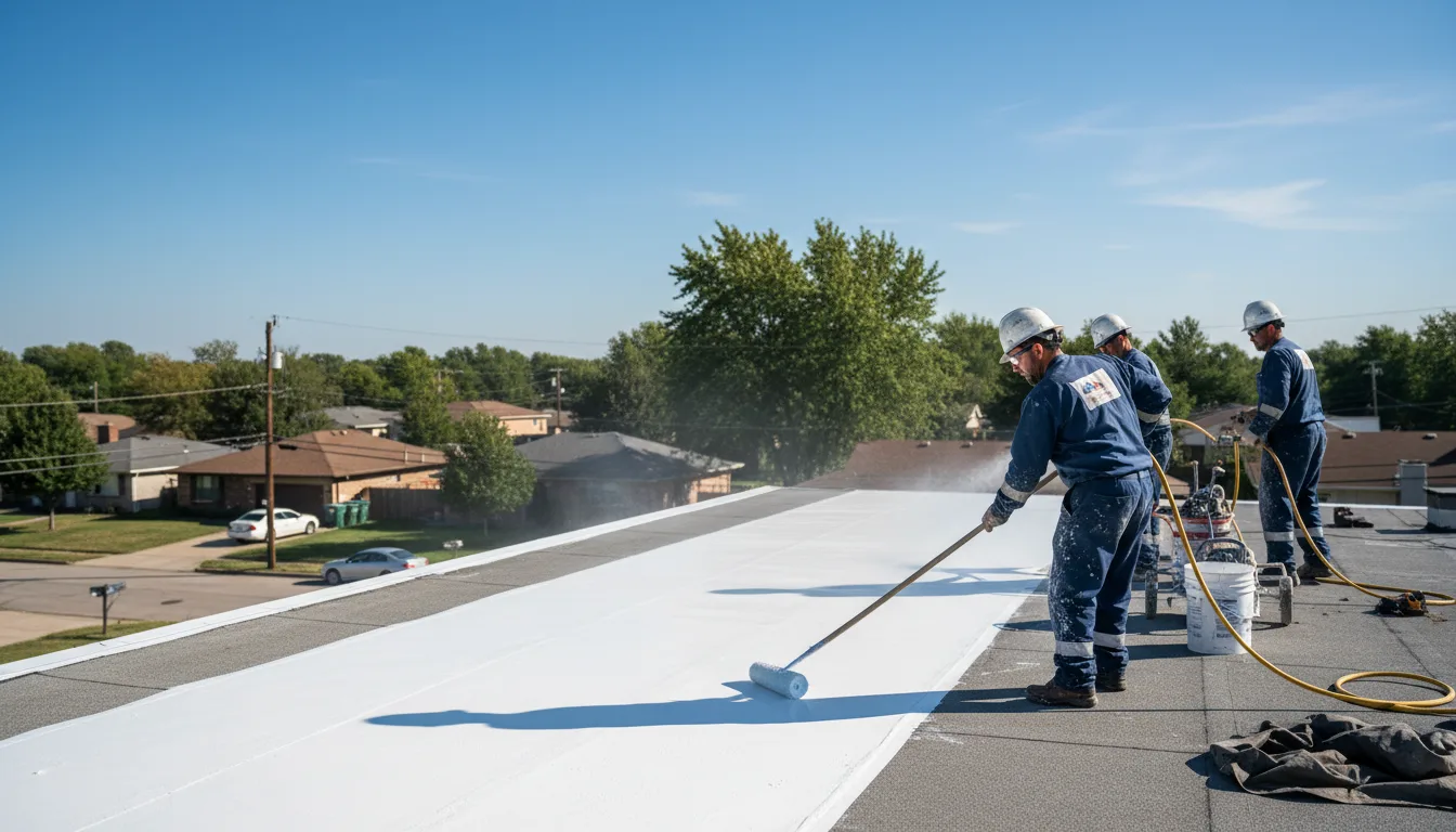 Commercial roof coating in Chickasaw, OH near me